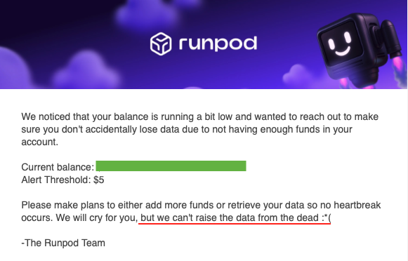 runpod email